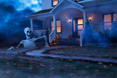 Giant groundbreaking skeleton with LED eyes, 55" (W) x 111" (L) x 62" (H), plays unforgettable sounds