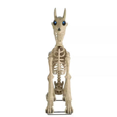 5 ft. Grave & Bones Skelly's Sitting Dog with LifeEyes™ LCD Eyes H22